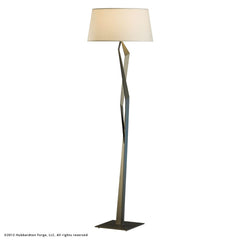 Hubbardton Forge Facet Floor Lamp 65.9" Height Dimmable with Versatile Finish Options