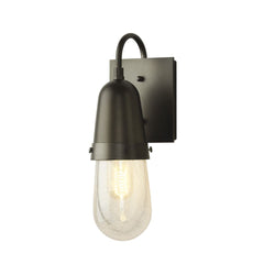 Hubbardton Forge Fizz Outdoor Sconce 302750 with Hand-Blown Bubble Glass and Weather Resistant Design