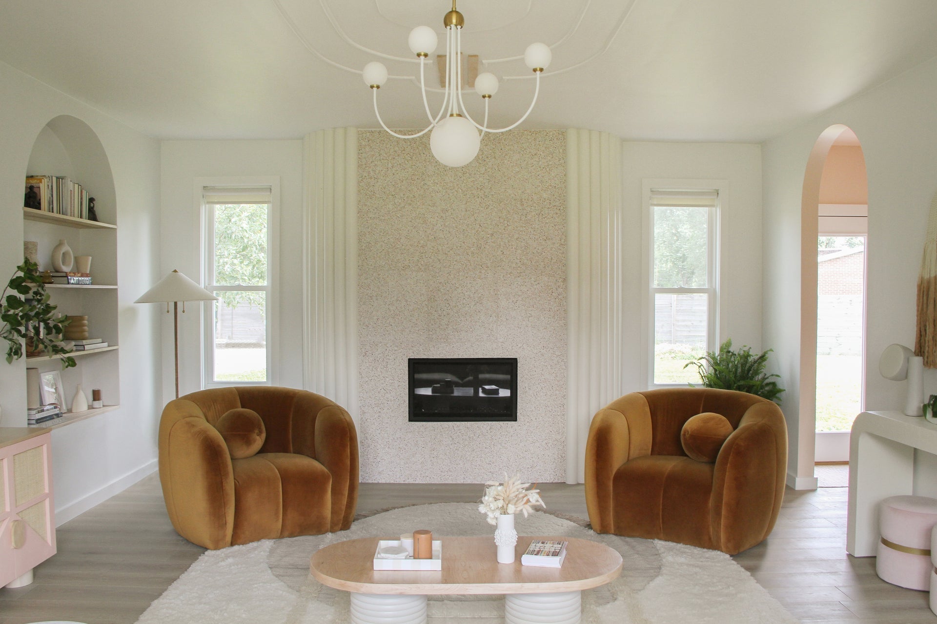 Flare Floor Lamp 53" Height by Hudson Valley Lighting, Dimmable, Aged Brass & Polished Nickel Finish