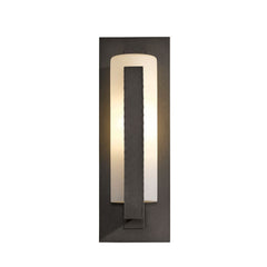 Hubbardton Forge 1-Light Aluminum Vertical Bars Outdoor Sconce - Dimmable, UL Wet Rated, Multiple Finishes