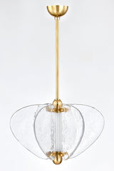 Freya Pendant Light 380-20-VB By Corbett Lighting, 825 Lumens, Adjustable Height, Dimmable, Vintage Brass Finish