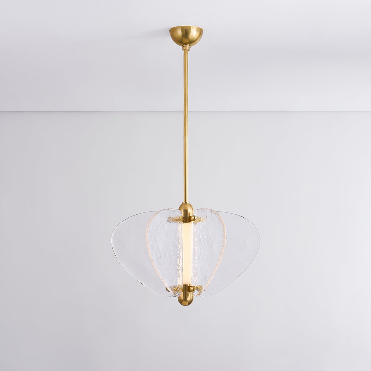 Freya Pendant Light 380-20-VB By Corbett Lighting, 825 Lumens, Adjustable Height, Dimmable, Vintage Brass Finish