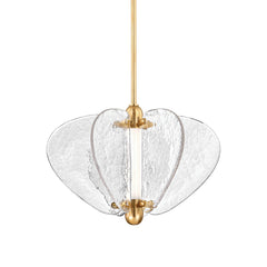 Freya Pendant Light 380-20-VB By Corbett Lighting, 825 Lumens, Adjustable Height, Dimmable, Vintage Brass Finish