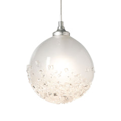 Fritz Globe 1-Light Mini Pendant by Hubbardton Forge - Dimmable, Frosted Glass, Multiple Finishes