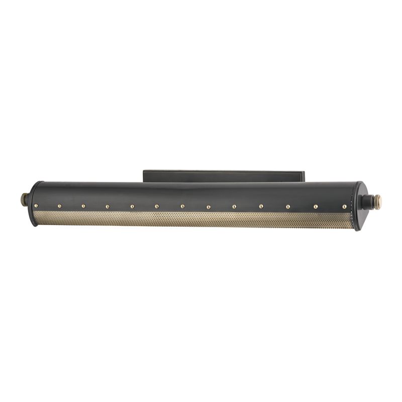 Gaines Large Picture Light 3-Light Wall Fixture by Hudson Valley Lighting, Aged Brass, Bronze, Nickel Finish
