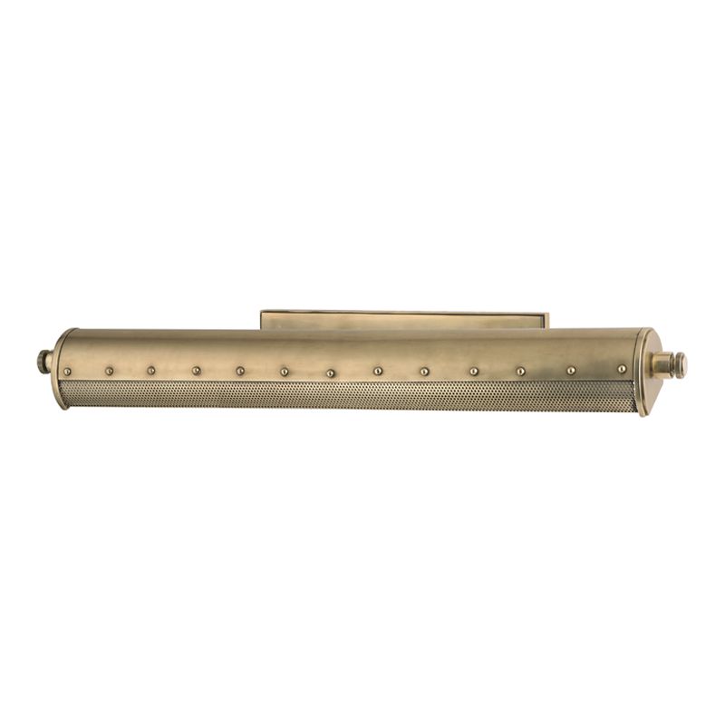 Gaines Large Picture Light 3-Light Wall Fixture by Hudson Valley Lighting, Aged Brass, Bronze, Nickel Finish