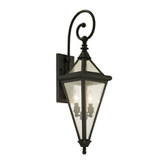 Troy Lighting Geneva 30.25" Medium Outdoor Wall Sconce with Vintage Bronze Finish and Opal Glass Shade