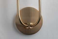 Gideon Sconce by Hudson Valley Lighting, Aged Brass, 2-Bulb, Dimmable, Suitable for Damp Areas