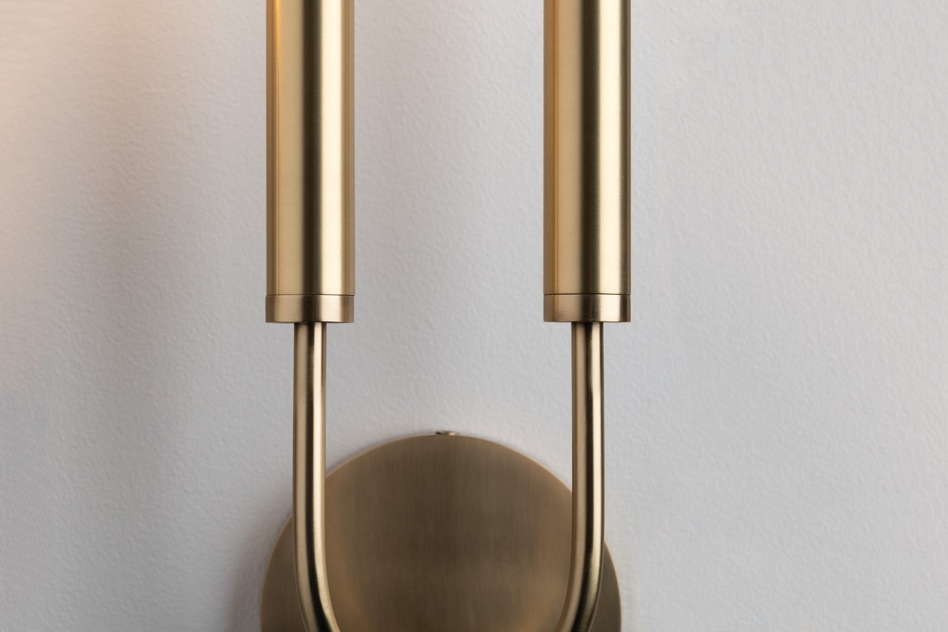 Gideon Sconce by Hudson Valley Lighting, Aged Brass, 2-Bulb, Dimmable, Suitable for Damp Areas