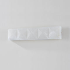 Gypsum Large Sconce 24” by Corbett Lighting - Alabaster Shade, Dimmable, ETL Damp Rated