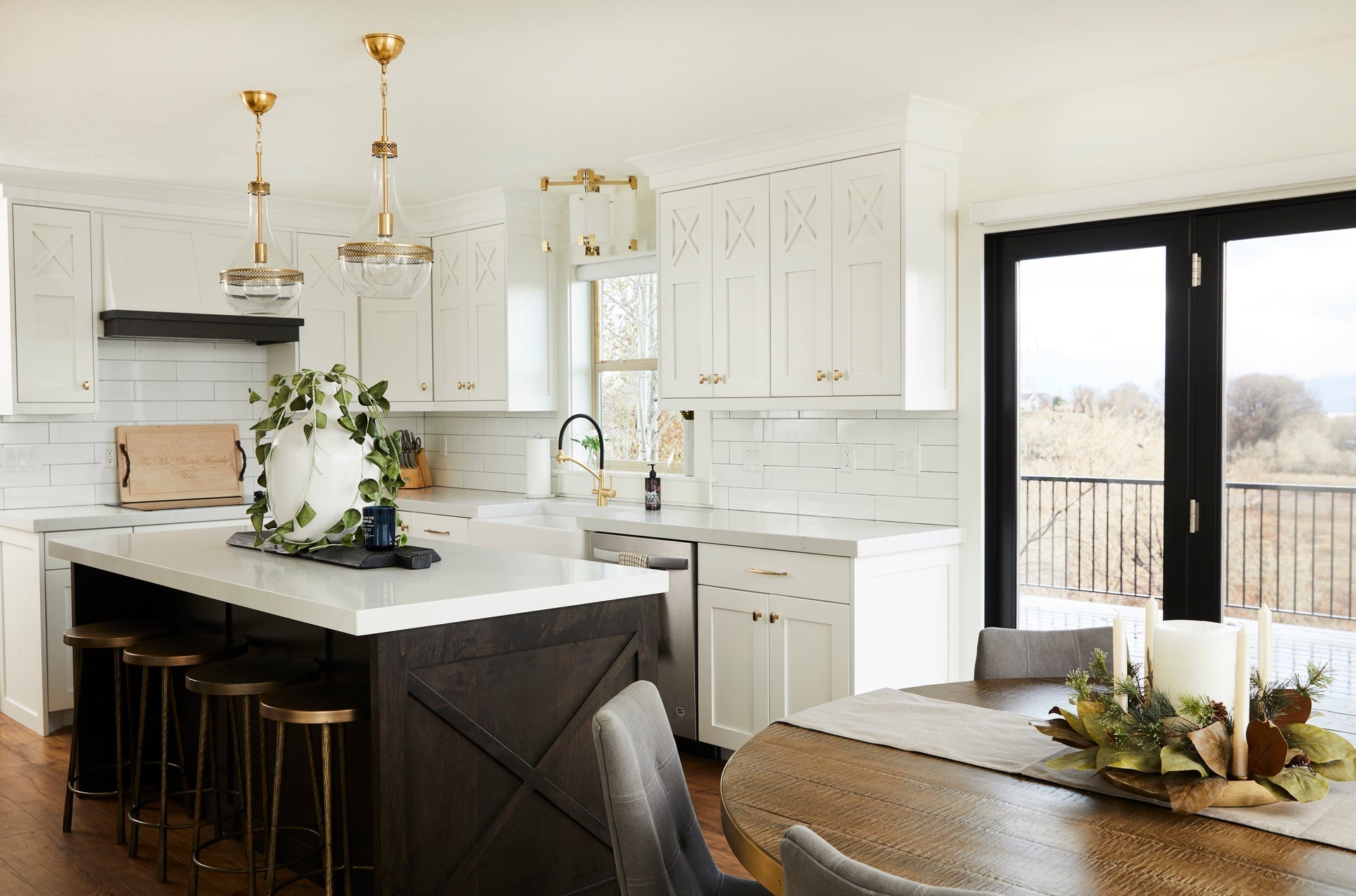 Hudson Valley Lighting Medium Hagen Pendant 1814, Aged Old Bronze, Opal Glass Shade, Adjustable Height