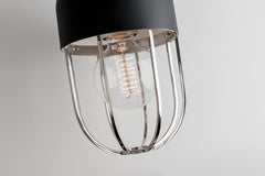 Mitzi Haley Sconce 13.5" Aged Brass & Black Wall Light, Dimmable, Vintage-Inspired Design