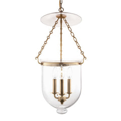 Hampton Medium Pendant Light by Hudson Valley Lighting, Aged Old Bronze, Dimmable, 19.25"-75.25" Height