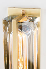 Hawkins Sconce 1731 by Hudson Valley Lighting - Elegant Rectangular Frame, Black & White Marble, Dimmable