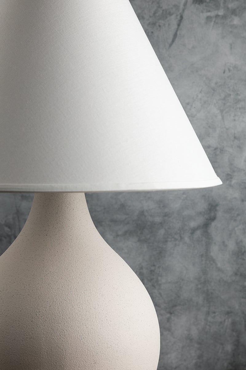 Helena Table Lamp by Mitzi - 25" Tall, Aged Brass & Matte White, Dimmable, Elegant Design