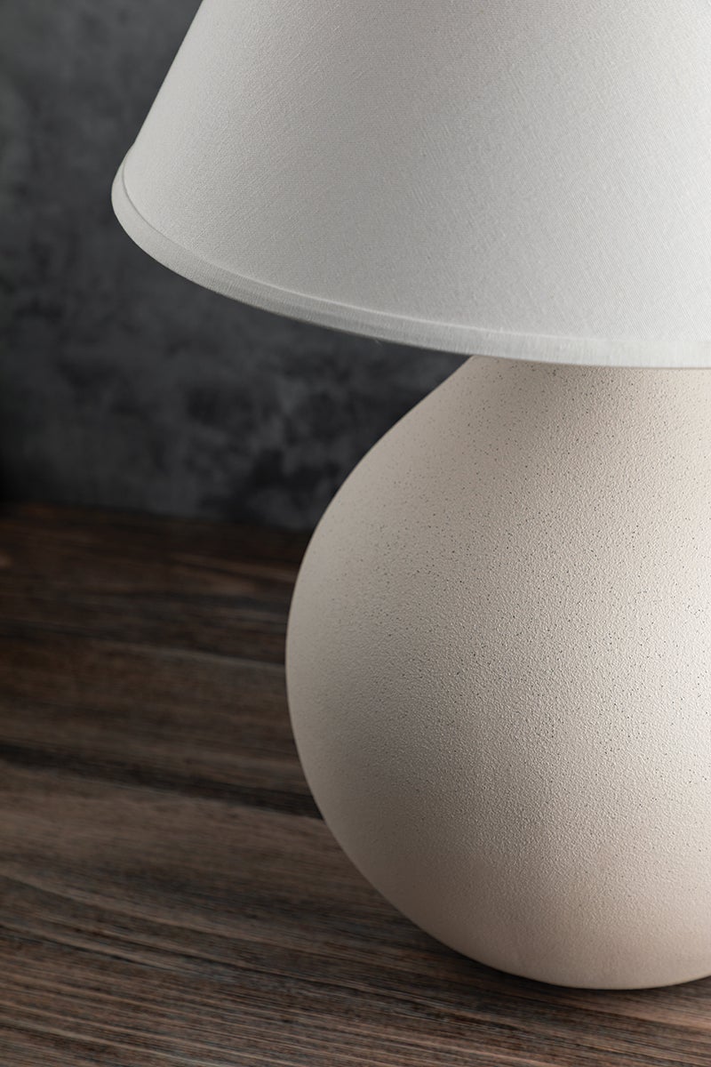 Helena Table Lamp by Mitzi - 25" Tall, Aged Brass & Matte White, Dimmable, Elegant Design