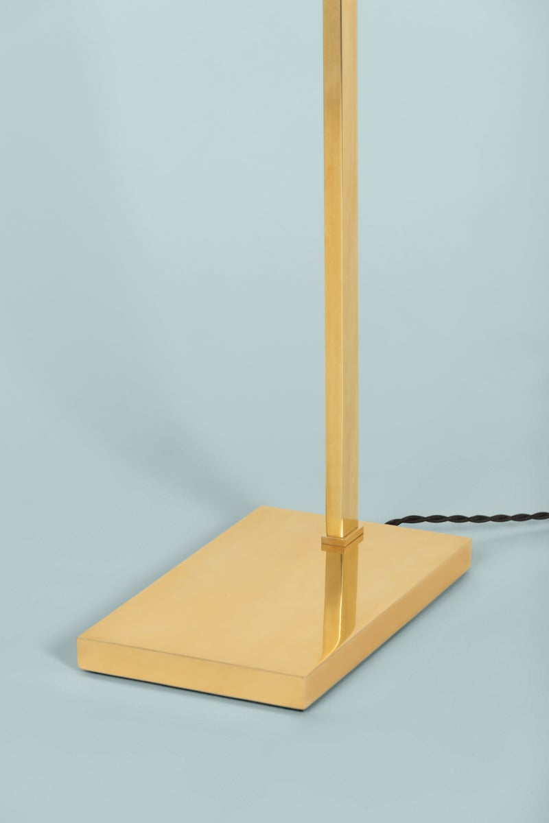 Highgrove Floor Lamp 54.25" Aged Brass Finish Dimmable Design by Hudson Valley Lighting