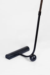 Holliston 64-Inch Floor Lamp by Troy Lighting, Dimmable, Modern Forged Iron Design with White Linen Shade