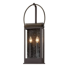 Holmes Medium Outdoor Wall Sconce by Troy Lighting, 25.5 Inches, Weather-Resistant, Dimmable Brightness