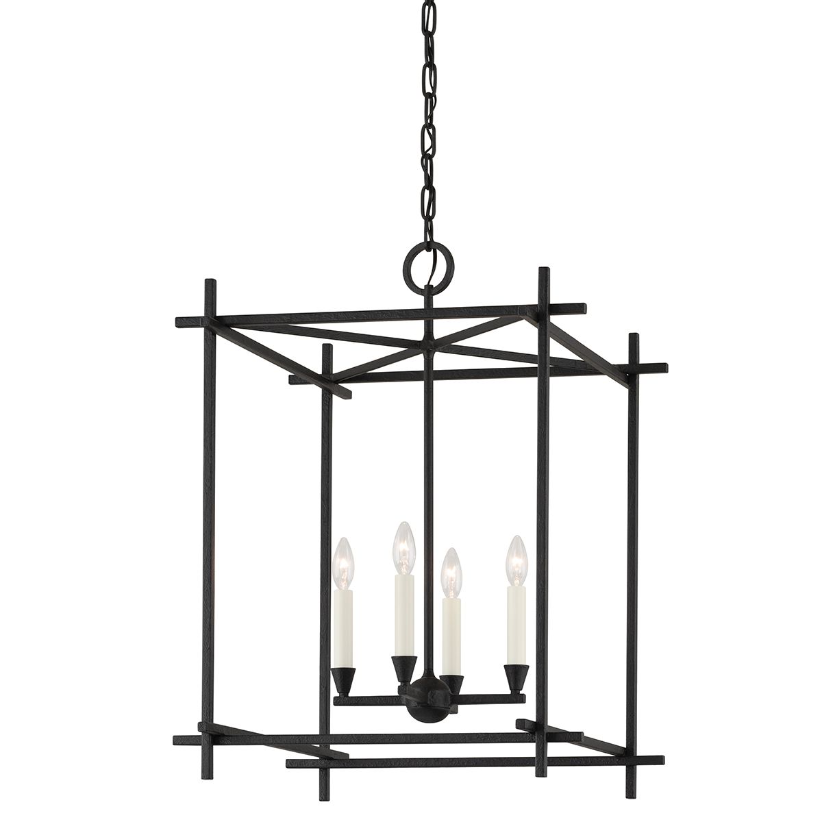Troy Lighting Huck Medium Lantern - Black Iron, Part Number .