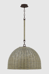 Huxley Outdoor Pendant by Troy Lighting, 3-Bulb, Adjustable Hanging Height, UL Wet Rated, Textured Bronze Finish