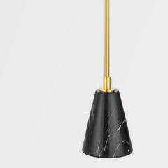 Jaimee 59-Inch Floor Lamp by Mitzi with Aged Brass Finish and Dimmable White Linen Shade