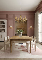 Mitzi Clover Wall Sconce H1027101-AGB - Elegant Aged Brass, Dimmable, White Linen Shade