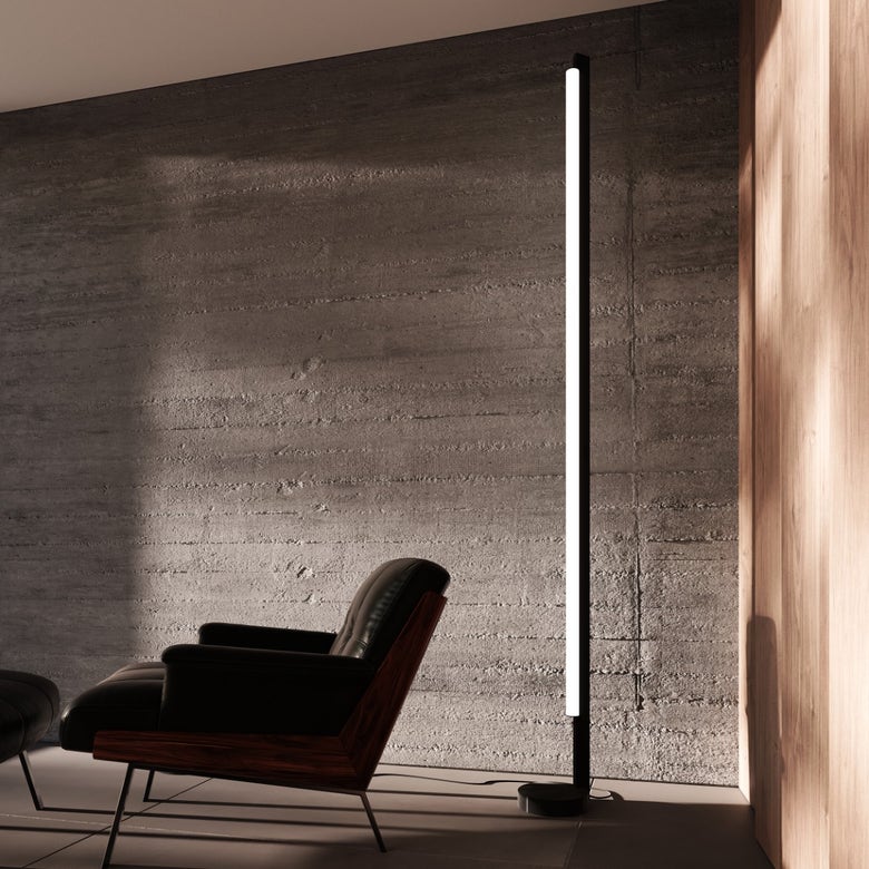 Keel LED Floor Lamp by SONNEMAN - Dimmable, 2420 Lumens, 3000K Warm Light, Multiple Finishes