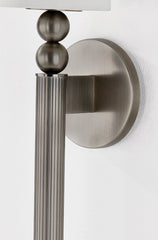 Lakeport Sconce 3824 by Hudson Valley Lighting - Elegant Wall Light with Linen Shade