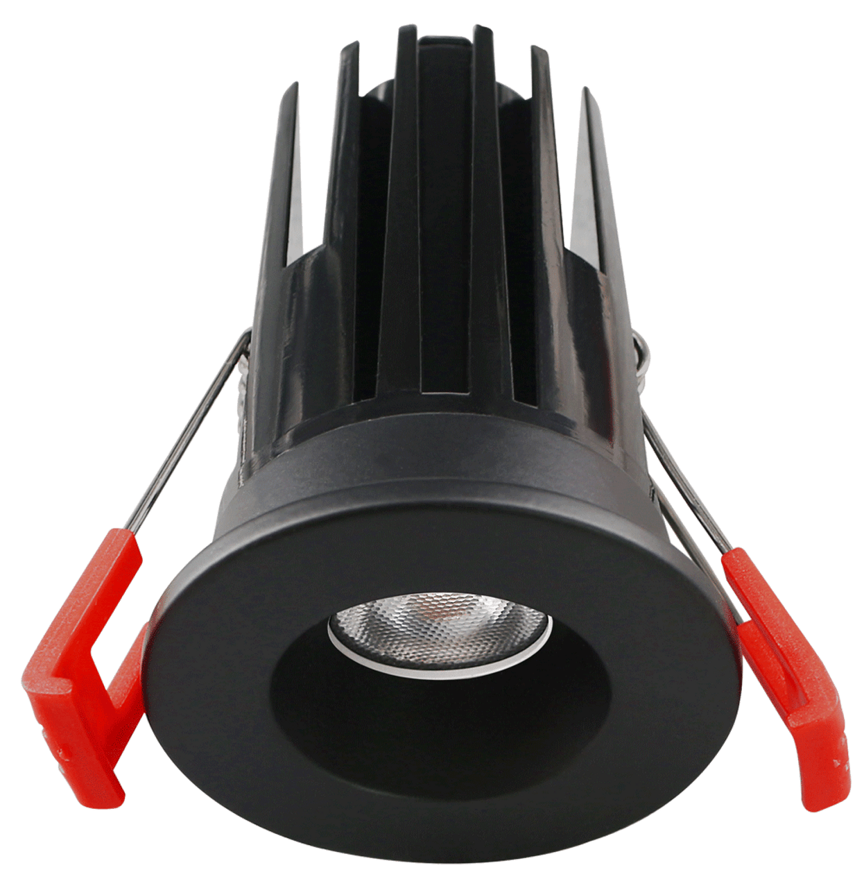 2" Black Round Recessed LED Ceiling Light - 7W - 5CCT - 480 Lumens - Lotus LED Lights