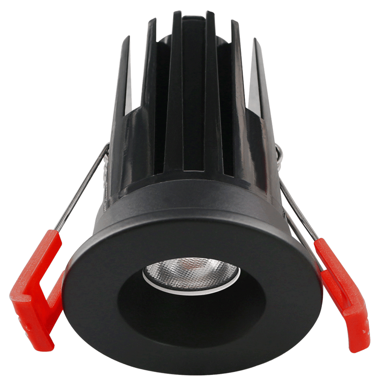 2" Black Round Recessed LED Ceiling Light - 7W - 5CCT - 480 Lumens - Lotus LED Lights