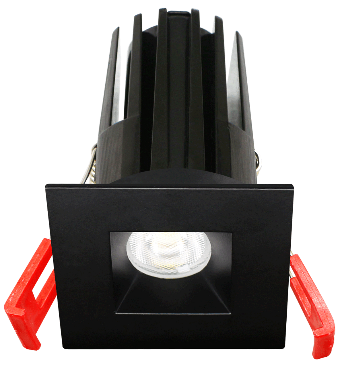 2" Black Square Recessed LED Ceiling Light - 7W - 5CCT - 480 Lumens - Lotus LED Lights