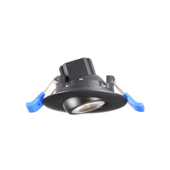 2" Eyeball Gimbal Recessed LED Ceiling Light - 5 Watt - 400 Lumens - 3000K - Black Finish - 24V DC