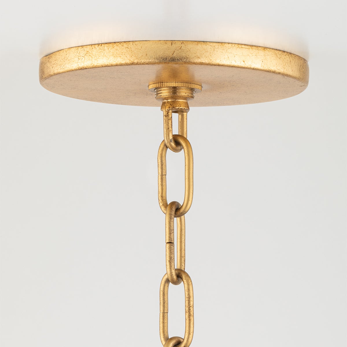 Mitzi Leigh Small Lantern - Adjustable Height 20.25" to 72.75", Dimmable, UL Damp Rated, Aged Brass, Nickel, Gold Leaf