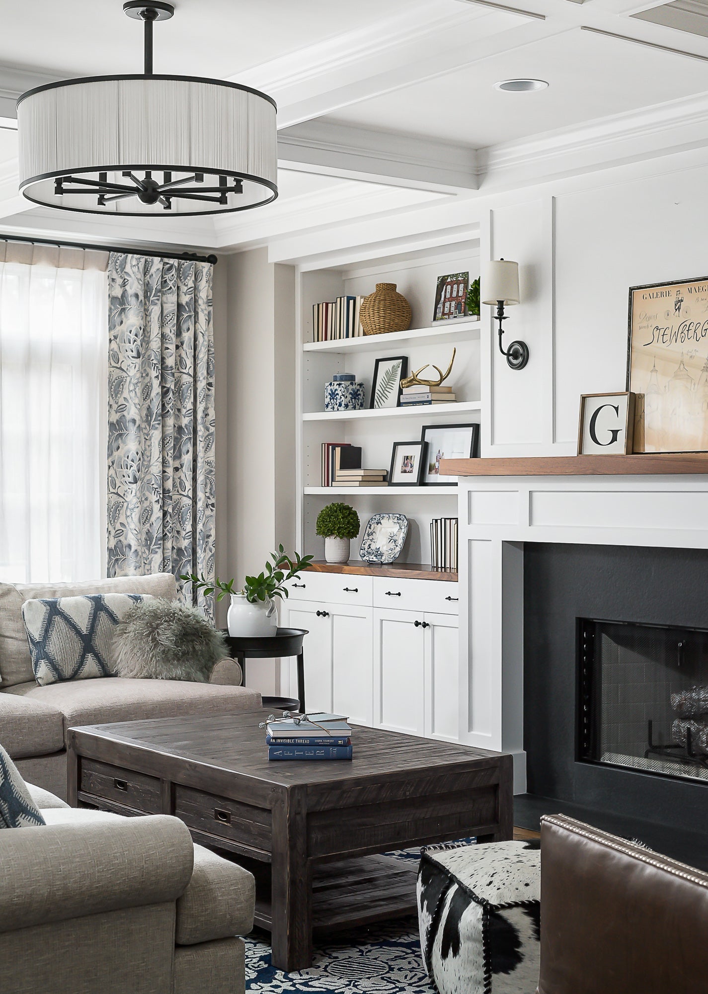 Logan Sconce By Hudson Valley Lighting - Dimmable Wall Fixture With Off-White Shade & Brass Finish