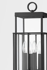 Longport Outdoor Post Light by Troy Lighting, 21.25" Tall, Dimmable, Textured Black Metal, UL Wet Rated