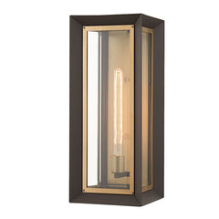 Lowry Large Outdoor Wall Sconce 21" Height by Troy Lighting - Modern Inverted Cube Design