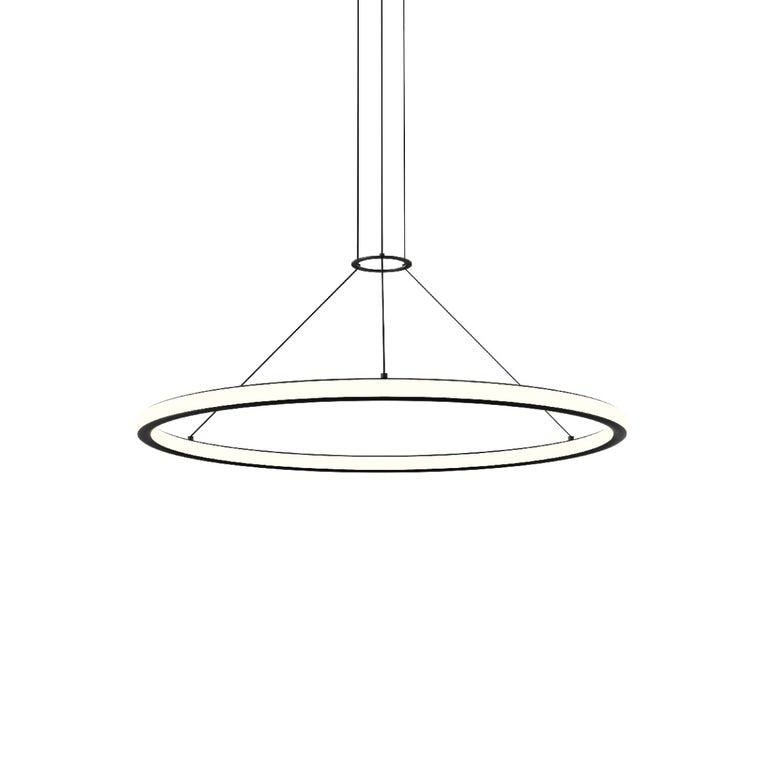 Luna 36-Inch LED Round Pendant Light by SONNEMAN - Dimmable, Energy-Efficient, Minimalist Design