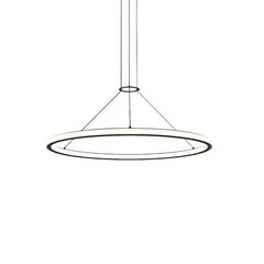 Luna 36-Inch LED Round Pendant Light by SONNEMAN - Dimmable, Energy-Efficient, Minimalist Design