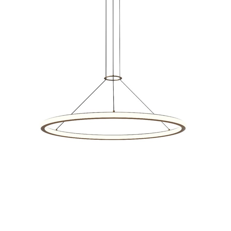 Luna 36-Inch LED Round Pendant Light by SONNEMAN - Dimmable, Energy-Efficient, Minimalist Design