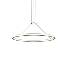 Luna 36-Inch LED Round Pendant Light by SONNEMAN - Dimmable, Energy-Efficient, Minimalist Design