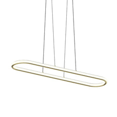 Luna 48-Inch LED Racetrack Pendant Light by SONNEMAN - Dimmable, Energy-Efficient, Modern Design