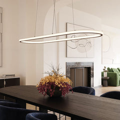 Luna 48-Inch LED Racetrack Pendant Light by SONNEMAN - Dimmable, Energy-Efficient, Modern Design