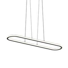 Luna 48-Inch LED Racetrack Pendant Light by SONNEMAN - Dimmable, Energy-Efficient, Modern Design