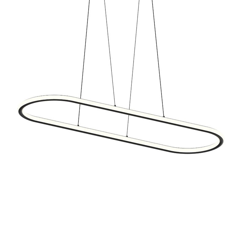 Luna 60-Inch LED Racetrack Pendant Light by SONNEMAN - Dimmable, 7000 Lumens, Energy-Efficient, Multiple Finishes