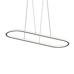 Luna 60-Inch LED Racetrack Pendant Light by SONNEMAN - Dimmable, 7000 Lumens, Energy-Efficient, Multiple Finishes