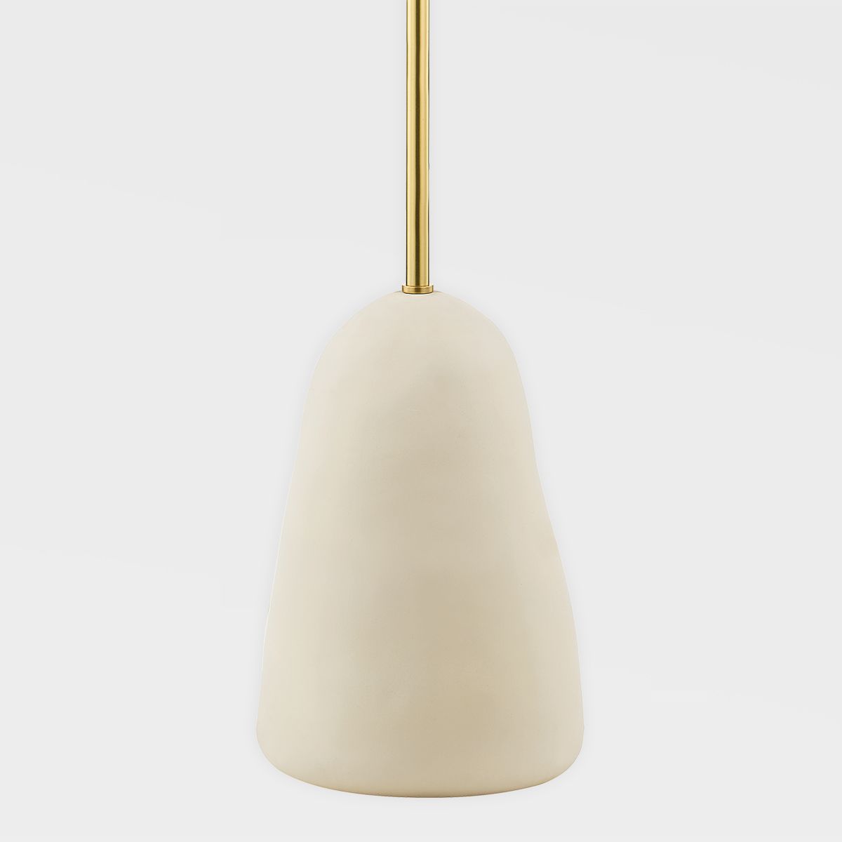Maia Dimmable Floor Lamp By Mitzi, 67" Tall, Aged Brass & Ceramic Beige, Versatile Modern Design