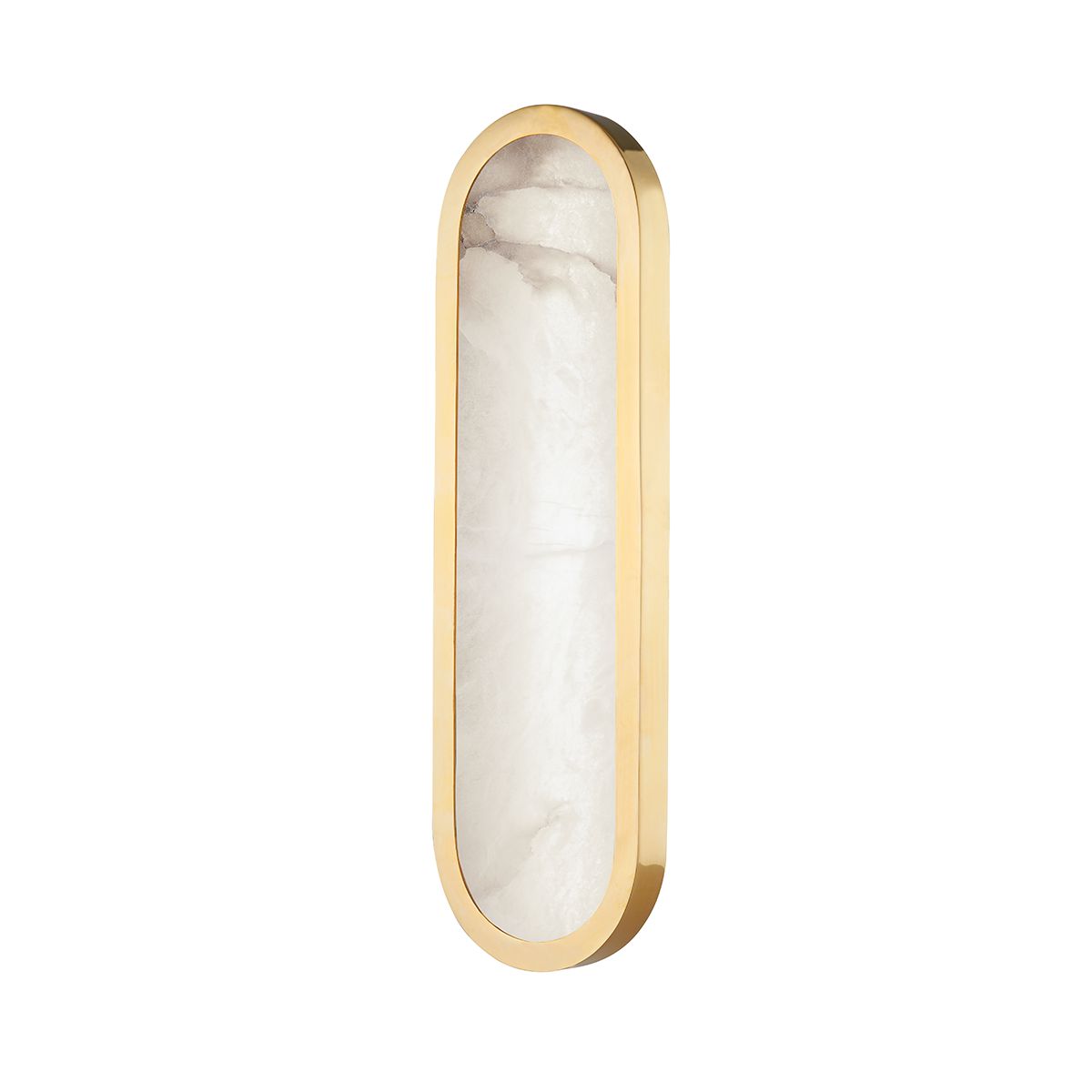 Manhasset Sconce 3318 by Hudson Valley Lighting - Dimmable Alabaster Shade, Aged Brass & Polished Nickel