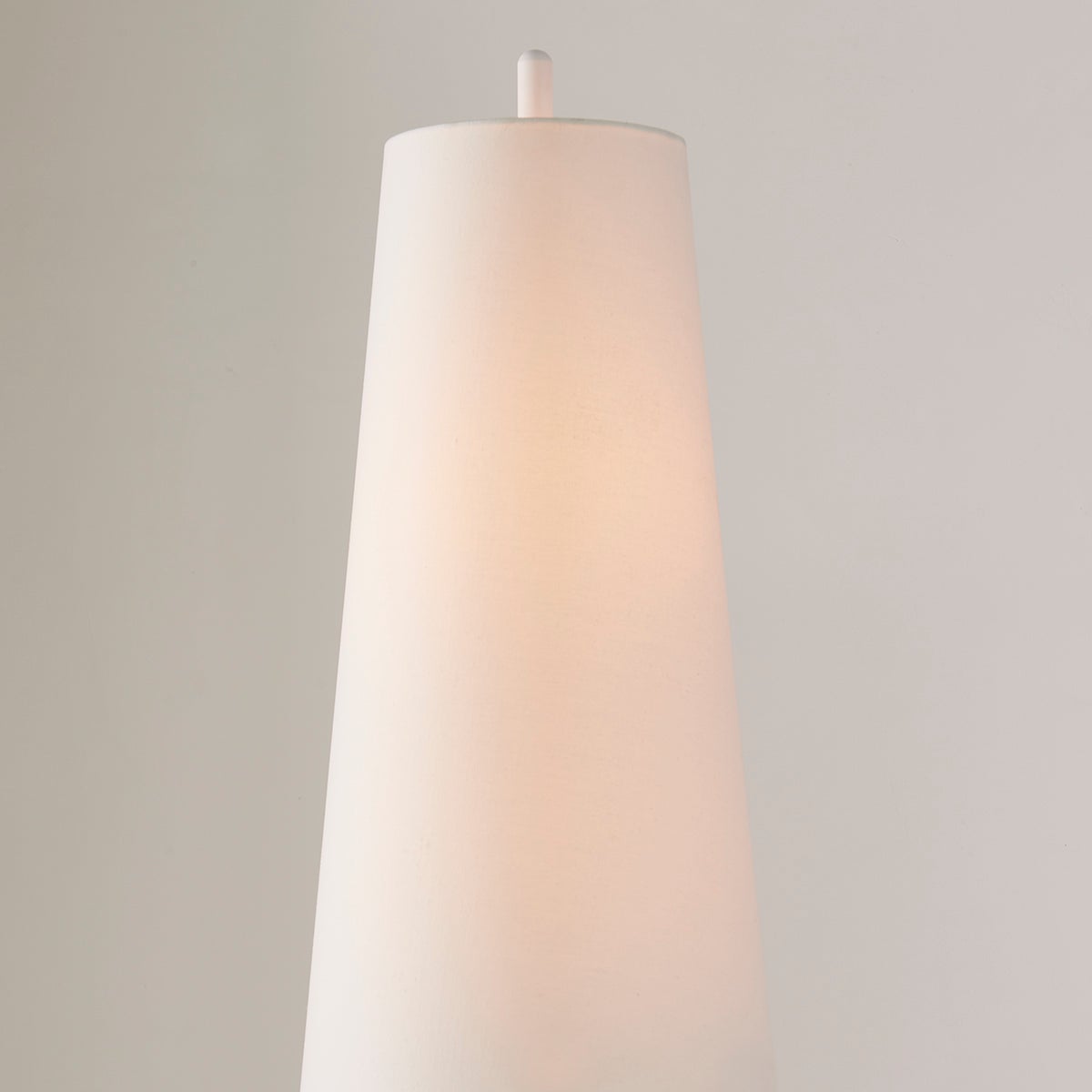 Mariana Floor Lamp 70" Tall With Pebble-Inspired Base And Dimmable White Linen Shade By Mitzi