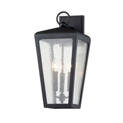 Mariden 20" Medium Outdoor Wall Sconce by Troy Lighting with Clear Seeded Glass & UL Wet Rating